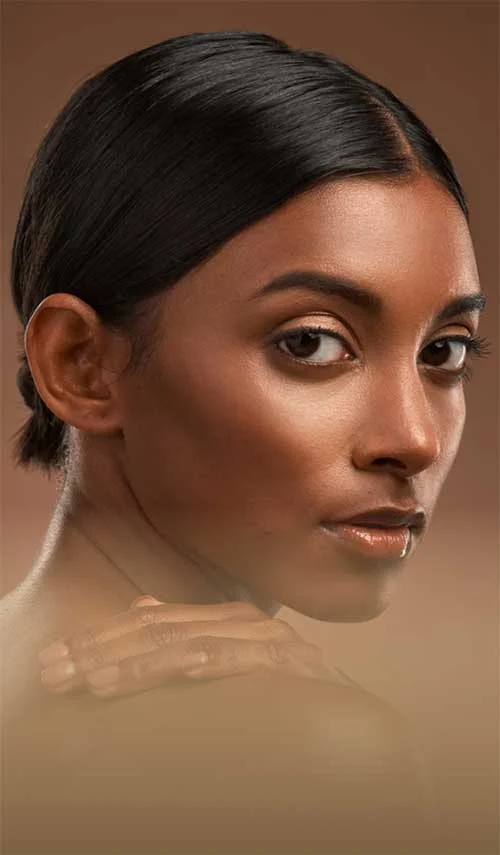 Close up of smooth, healthy skin