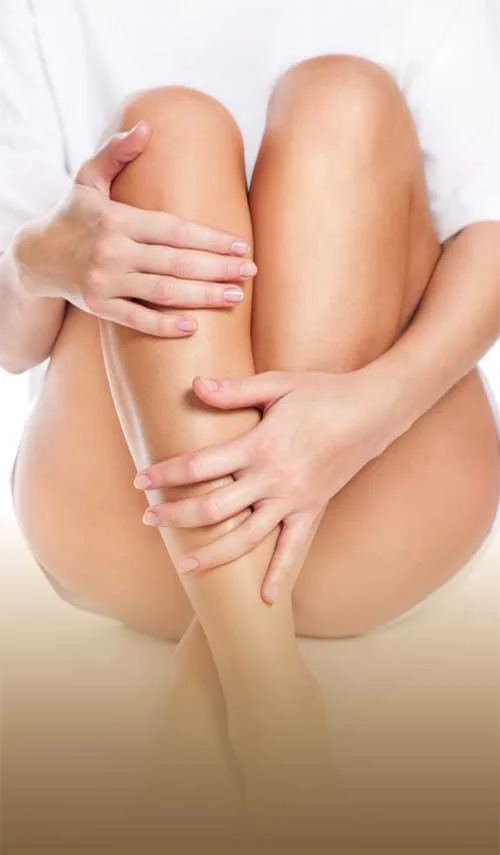 Smooth legs after laser treatment