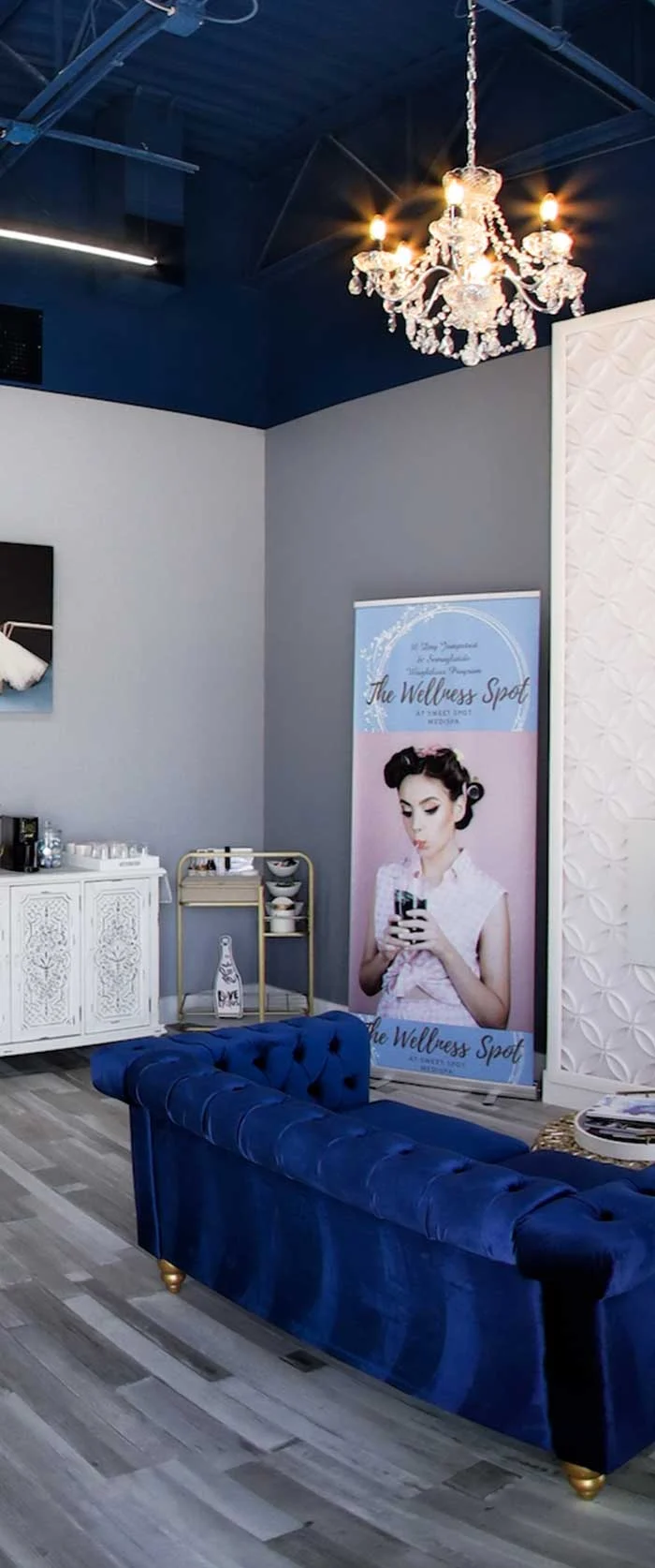 Client lounge at Sweet Spot MediSpa
