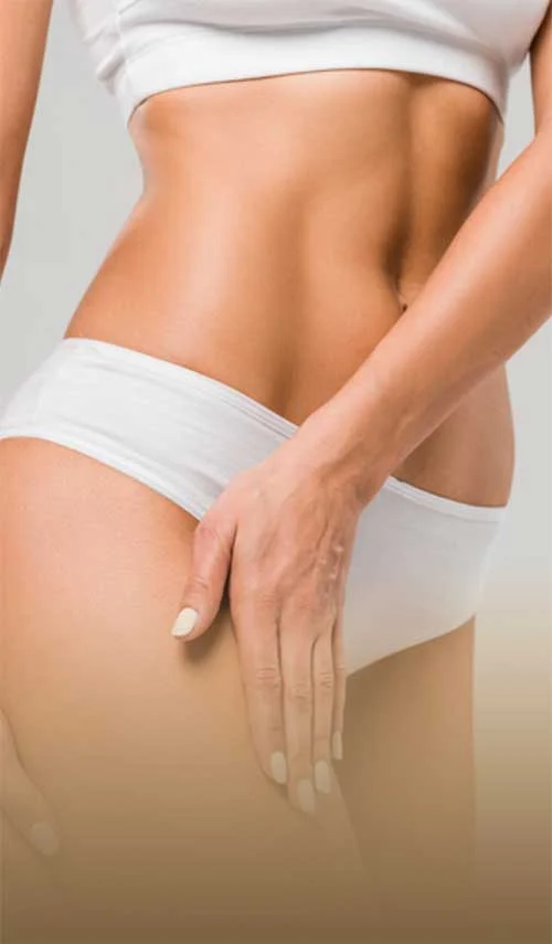 Toned body after a medical wellness program